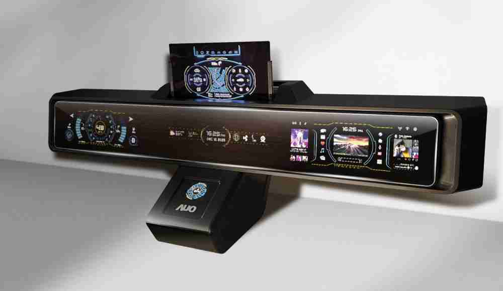 PG国际Micro LED沉浸式车舱显示方案结合 可卷式、、、、可伸缩的Micro LED应用并可呈现不同的质感纹路，，展现人性化设计